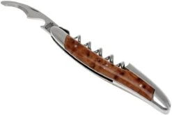 Forge De Laguiole SOM1THBRI, Couteau Sommelier Poli, Thuya-wood -Laguiole Soldes Boutique LASOM1THBRI 03 forge de laguiole kelnersmes lasom1thbri 03