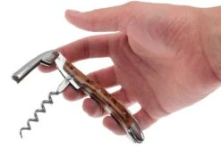 Forge De Laguiole SOM1THBRI, Couteau Sommelier Poli, Thuya-wood -Laguiole Soldes Boutique LASOM1THBRI 04 forge de laguiole kelnersmes lasom1thbri 04