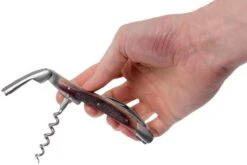 Forge De Laguiole SOMCHB Couteau Sommelier Chêne Matifié -Laguiole Soldes Boutique LASOMCHB 04 forge de laguiole lasomchb 04