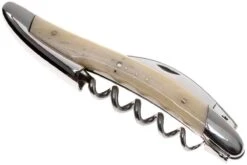 Forge De Laguiole SOMX1OS Couteau Sommelier Poli, Os
