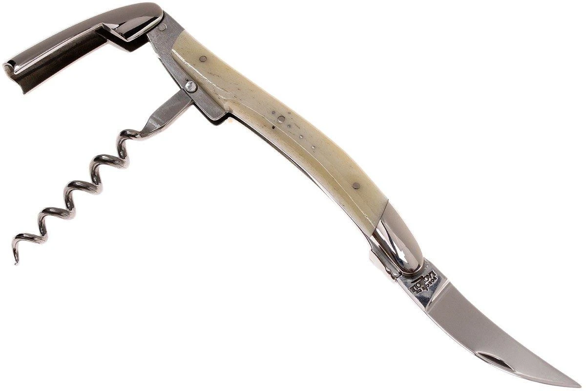 Forge De Laguiole SOMX1OS Couteau Sommelier Poli, Os 2 Forge De Laguiole SOMX1OS Couteau Sommelier Poli, Os – Image 2