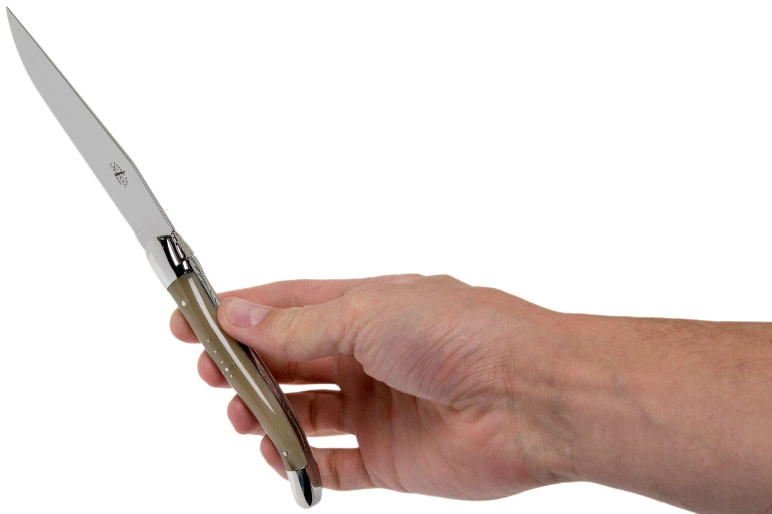 Forge De Laguiole, T62MINB, Set De Couteaux à Steak En Pointe De Corne 10 Forge De Laguiole, T62MINB, Set De Couteaux à Steak En Pointe De Corne – Image 10