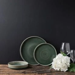 Laguiole Service 18 Pièces Vert - "jade"