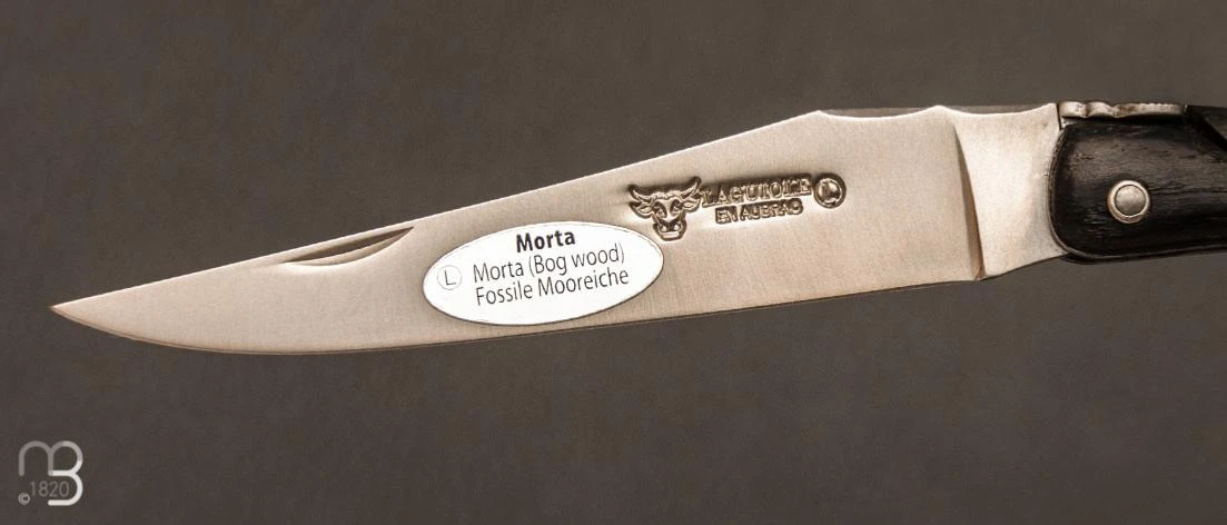 Couteau Laguiole En Aubrac 12 Cm Plein Manche En Morta 3 Couteau Laguiole En Aubrac 12 Cm Plein Manche En Morta – Image 3