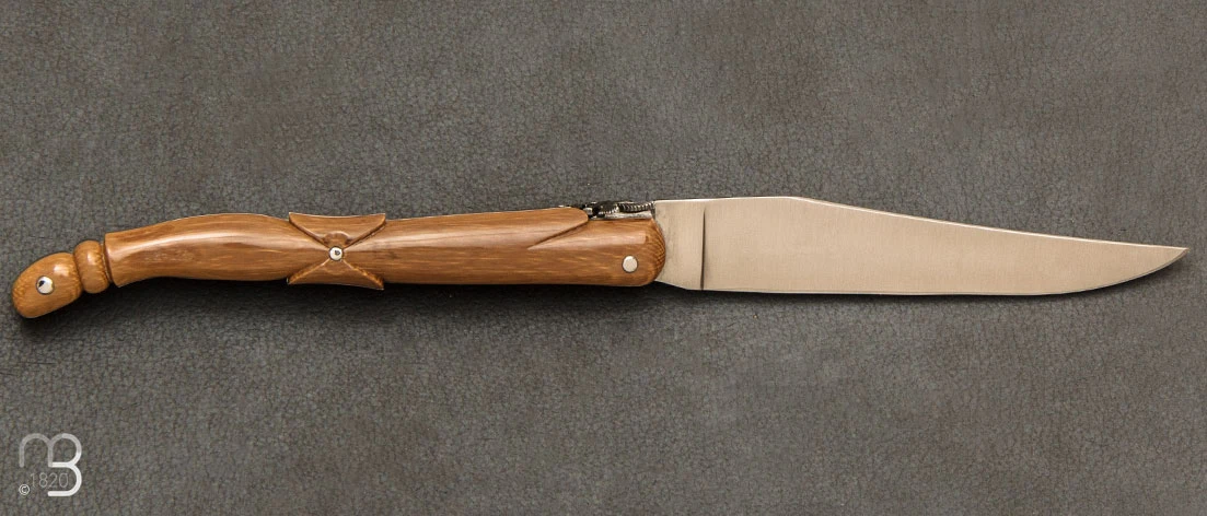 Couteau De Collection Laguiole Aile De Pigeon Mammouth Par Virgilio Munoz 2 Couteau De Collection Laguiole Aile De Pigeon Mammouth Par Virgilio Munoz – Image 2