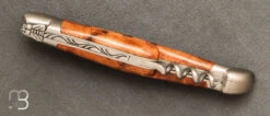 Couteau Laguiole Thuya12 Cm Tire-Bouchon Ref 22121INTH -Laguiole Soldes Boutique forge 22121inth 4 zx1200