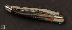 Couteau Laguiole Aubrac Corne Blonde Coquille -Laguiole Soldes Boutique laguiole aubrac coquille c blonde3 zx1200