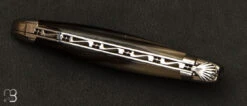 Couteau Laguiole Aubrac Corne Blonde Coquille -Laguiole Soldes Boutique laguiole aubrac coquille c blonde4 zx1200