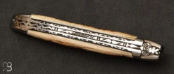 Couteau Laguiole En Aubrac Ivoire De Mammouth, Lame Finition Brillante -Laguiole Soldes Boutique laguiole aubrac ivoire4 zx1200