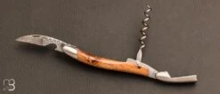 Couteau Sommelier Genévrier Et Damas Par La Forge De Laguiole